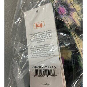 Lug Caboose Bloom Black Insulated Tote Bag - Floral Pattern, Lead & Phthalate Sa